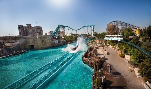 Lesen vlak Atlantica, tematska vas Portugalske © Europa-Park 